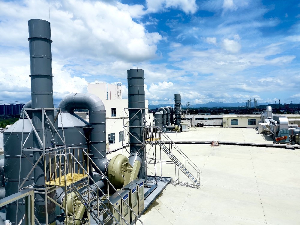 线路板行业酸碱+有机废气综合治理工程案例